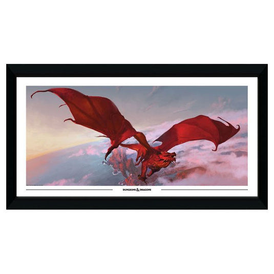 GBeye Collector Print - Dungeons & Dragons Red Dragon 50x100cm