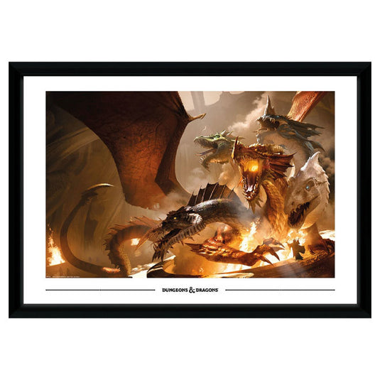 GBeye Collector Print - Dungeons & Dragons Rise of Tiamat 50x70cm