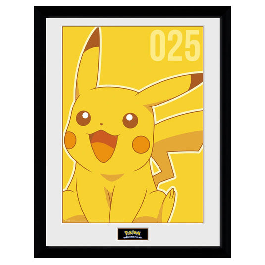 GBeye Collector Print - Pokemon Pikachu Mono