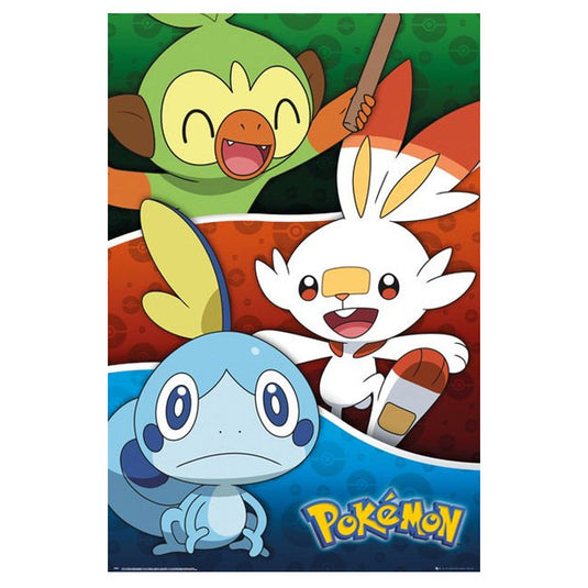 GBeye Maxi Poster - Pokemon Galar Starters