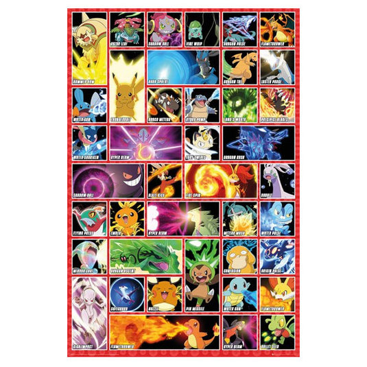 GBeye Maxi Poster - Pokemon Moves