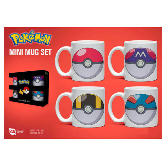 GBeye Mini Mug Set - Pokemon Balls