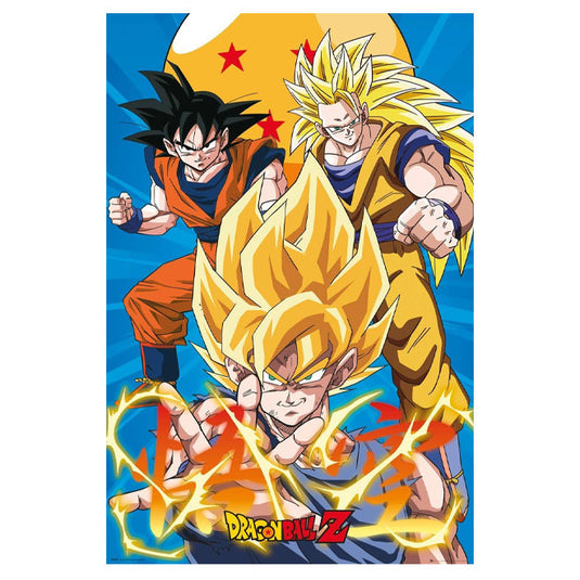 GBeye Mini Poster - Dragon Ball Z 3 Gokus