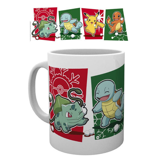 GBeye Mug - Pokemon Snowball Starters Christmas Mug