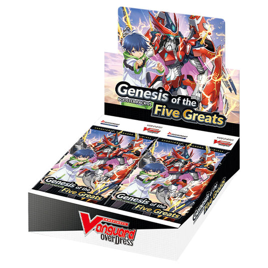 Cardfight!! Vanguard - overDress - Genesis of the Five Greats - Booster Box (16 Packs)