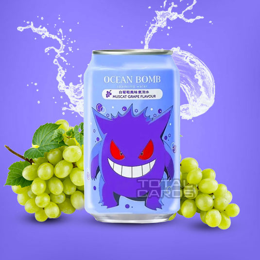 Ocean Bomb - Pokemon Gengar - White Grape Flavour Sparkling Water (355ml)