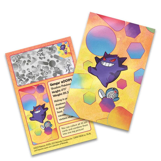 pokemon mini tin art card Pokemon - 151 - Mini Tin - Gengar & Poliwag