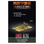 Flames Of War - D-Day - 12cm SS Mortar Platoon (x4 Plastic)