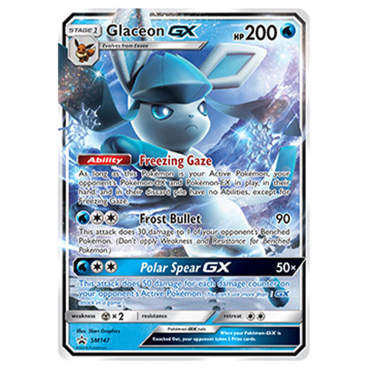 Pokemon - Sun & Moon - SM Black Star Promos - Glaceon GX - SM147