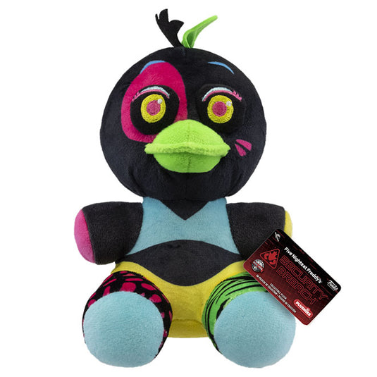 Funko Plush - FNAF Security Breach - 7" Glamrock Chica - Black Light