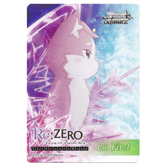 Weiss Schwarz - Re:Zero The Frozen Bond - Go First Card - Resisting Against Fate, Puck