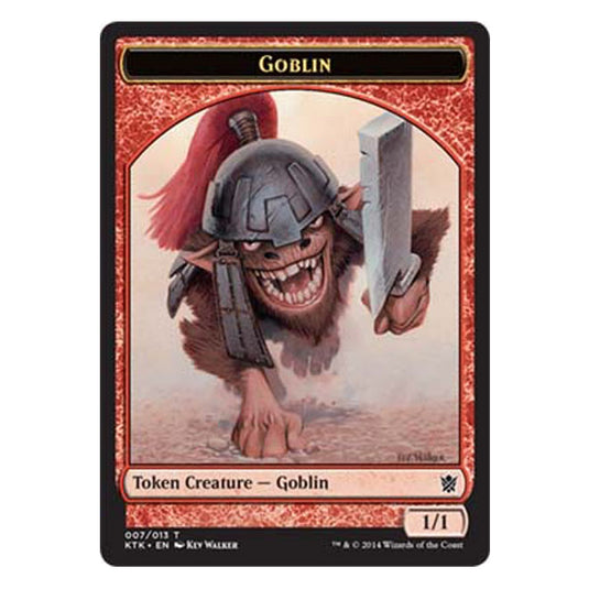 Magic the Gathering - Khans Of Tarkir - Token Creature - Goblin - 7/13