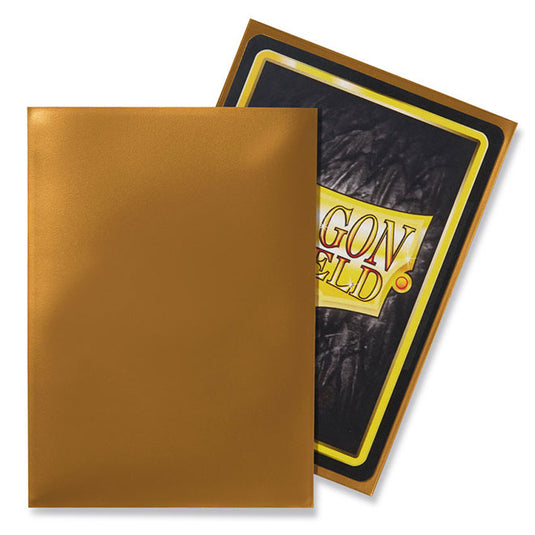 Dragon Shield - Standard Classic Sleeves - Gold - (100 Sleeves)