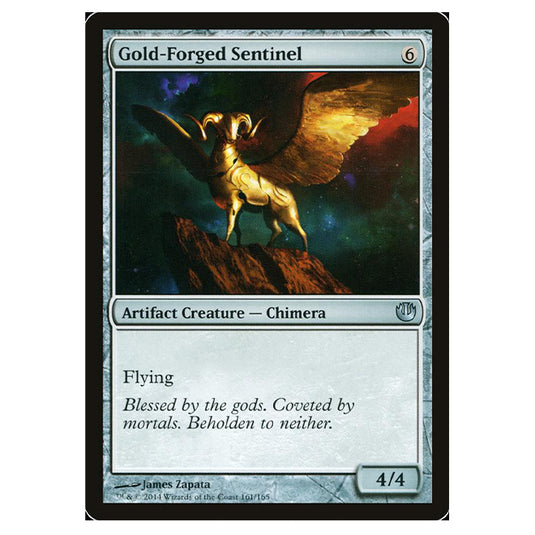 Magic the Gathering - Journey into Nyx - Gold-Forged Sentinel - 161/165
