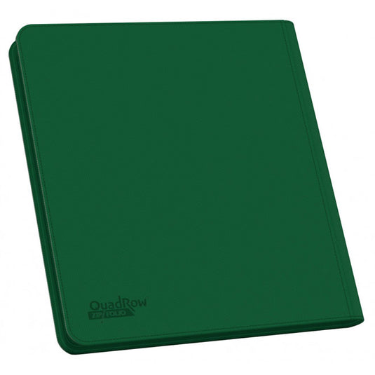 Ultimate Guard - QUADROW Zipfolio 480 - 24-Pocket XenoSkin - Green