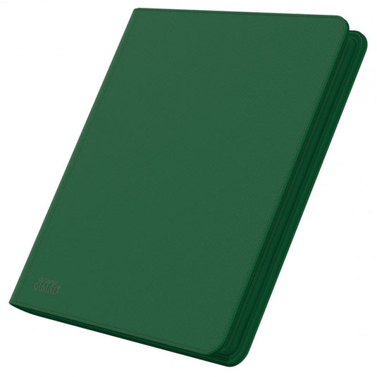 Ultimate Guard - QUADROW Zipfolio 480 - 24-Pocket XenoSkin - Green