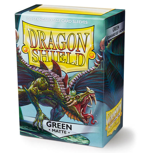 Dragon Shield - Standard Matte Sleeves - Green - (100 Sleeves)