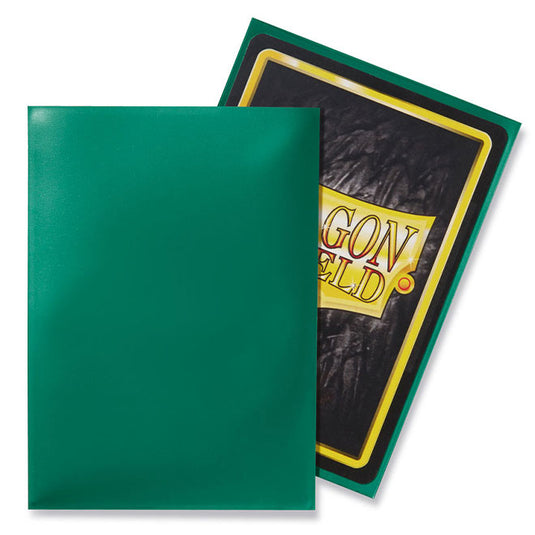 Dragon Shield - Standard Classic Sleeves - Green (100 Sleeves)