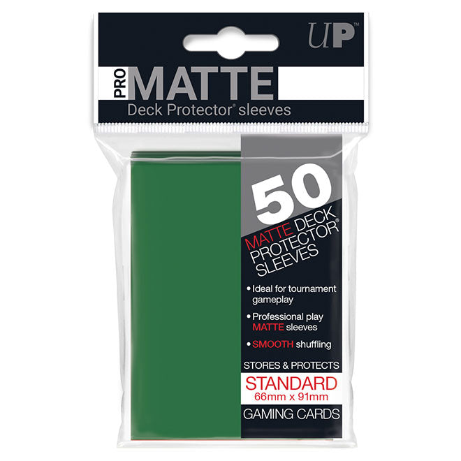 Process Sleeve Pro Set Ultra Pro - Standard Sleeves - Pro-Matte - Green (50 Sleeves)