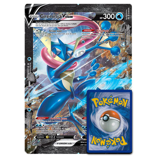 Pokemon - Greninja V-Union - Oversized Promo Card (SWSH155)