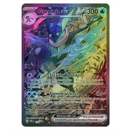 Pokemon Scarlet and Violet SVP Black Star Promos Greninja ex SVP132