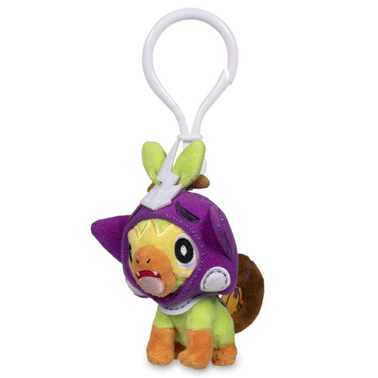 Pokemon - Plush Keychain - Pumpkin Party - Grookey (4 Inch)