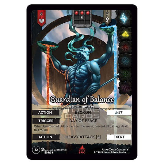 Genesis Battle of Champions - Welcome to Jaelara - Guardian of Balance (Epic Rare) J2158