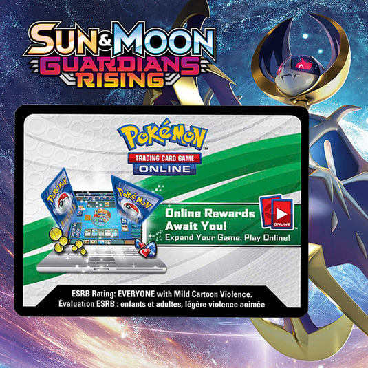 Pokemon - Sun & Moon - Guardians Rising - Online Code Card