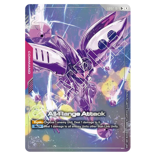 All-Range Attack GD02-107-a card from the Gundam Card Game set Dual Impact