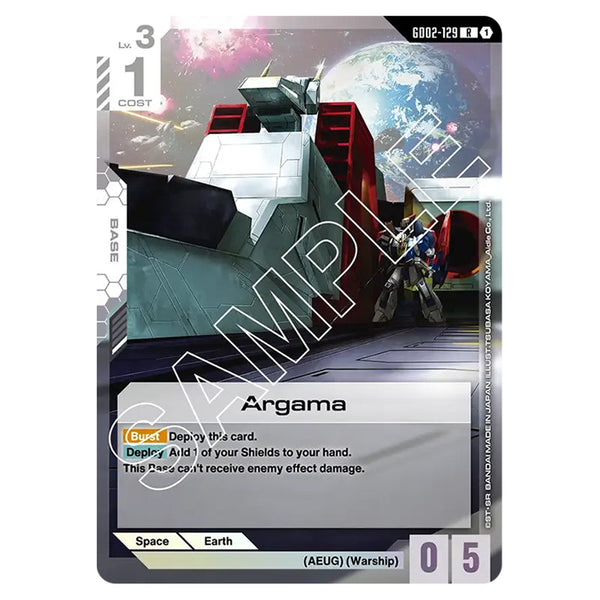 Gundam Card Game - Dual Impact - Argama (Rare) - GD02-129