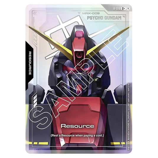 Resource R-010-a card from the Gundam Card Game set Dual Impact