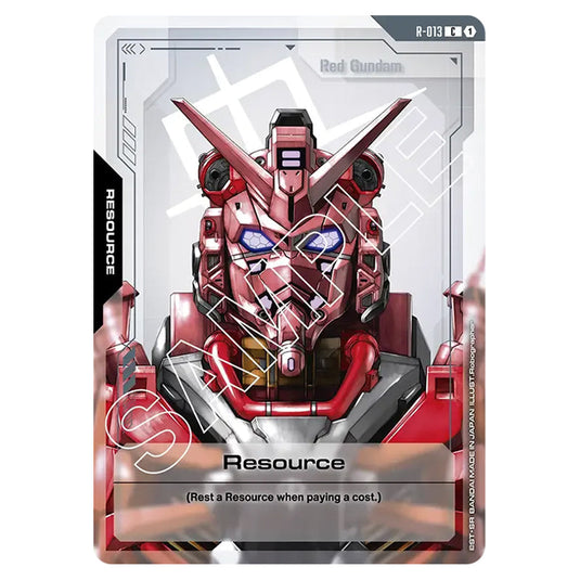 Resource R-013 card from the Gundam Card Game set Dual Impact