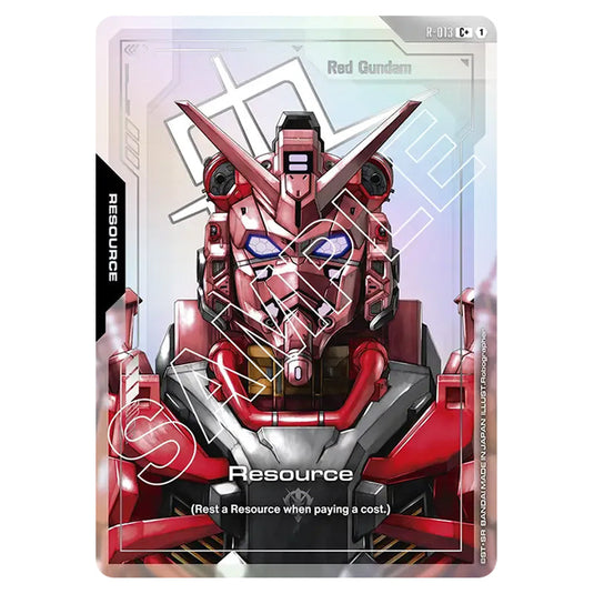 Resource R-013-a card from the Gundam Card Game set Dual Impact