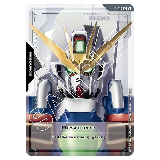 Resource R-016 card from the Gundam Card Game set Dual Impact