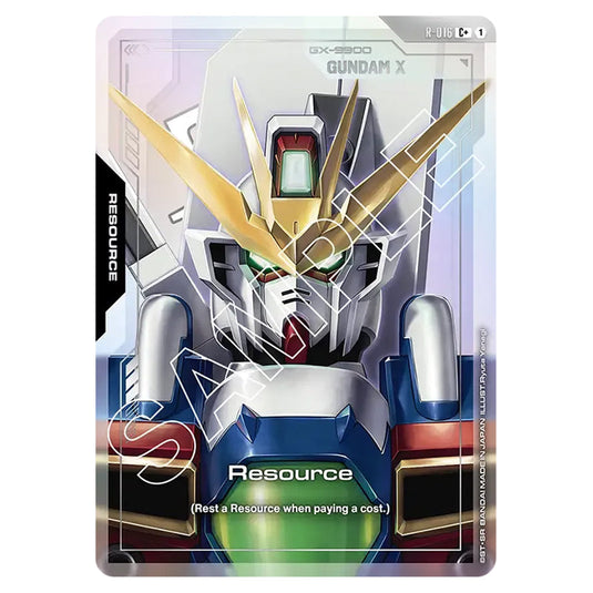 Resource R-016-a card from the Gundam Card Game set Dual Impact