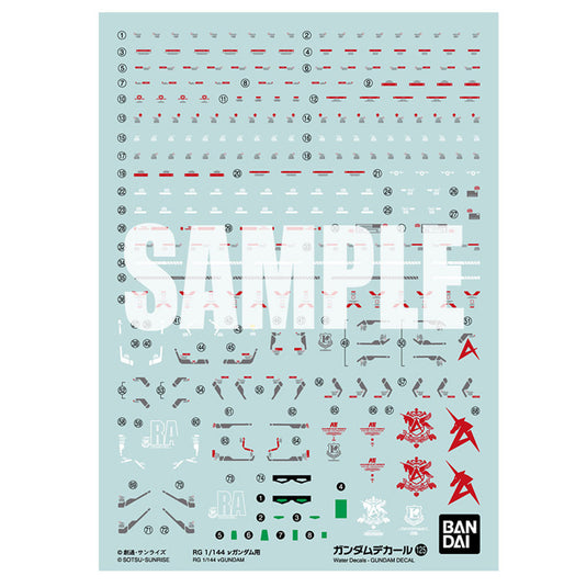 Gundam - GUNDAM DECAL125 RG 1/144 νGUNDAM