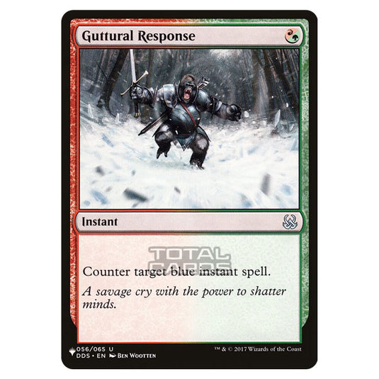 Magic The Gathering - The List - Guttural Response - 408/408