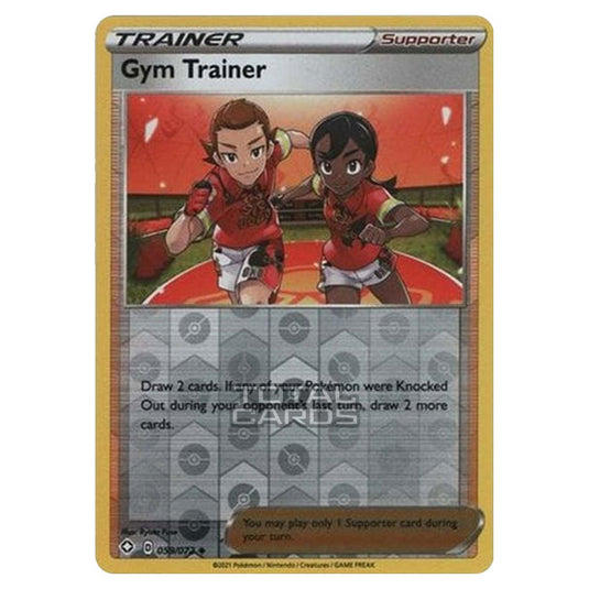 Pokemon - Sword & Shield - Shining Fates - Gym Trainer - 059/72 - (Reverse Holo)