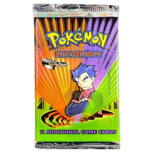 Pokemon Gym Challenge Booster Pack Koga Artwork