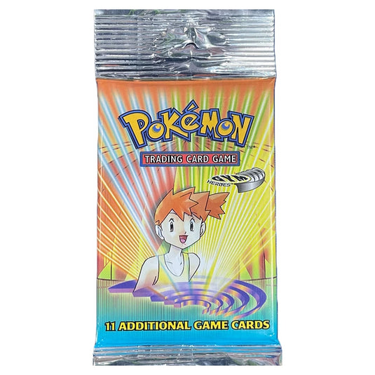 Pokemon Gym Heroes Booster Pack Misty Artwork Long Crimp