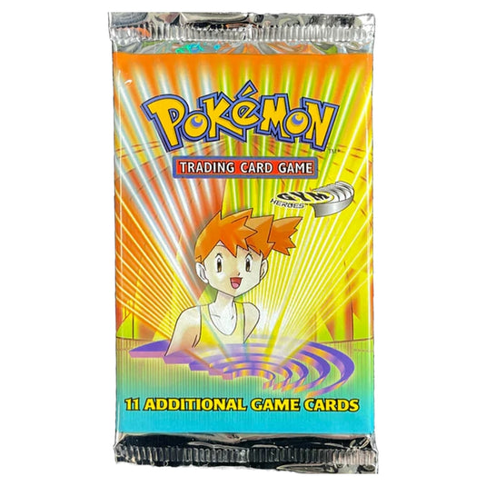 Pokemon Gym Heroes Booster Pack Misty Artwork