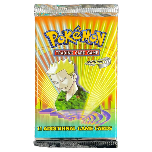 Pokemon Gym Heroes Booster Pack Lt. Surge Artwork