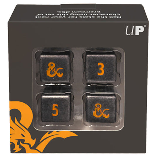 Ultra Pro - Heavy Metal - D6 Dice Set for Dungeons & Dragons - Realmspace