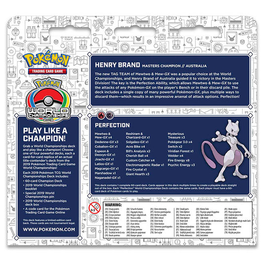Pokemon - 2019 World Championship Deck - Henry Brand
