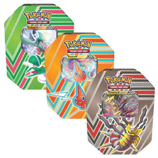 Pokemon - Hidden Potential Tins - Giratina V, Gallade V & Rotom