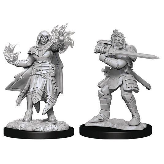 Dungeons & Dragons - Nolzur's Marvelous Miniatures - Hobgoblin Fighter Male & Hobgoblin Wizard Female