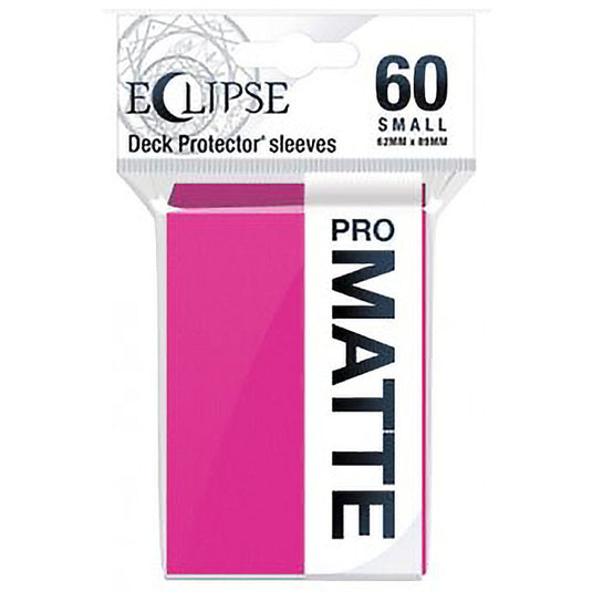 Ultra Pro - Eclipse Matte Small Sleeves: Hot Pink (60 Sleeves)