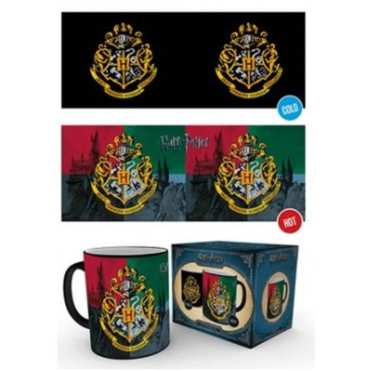 GBeye Heat Change Mug - Harry Potter Hogwarts Crest