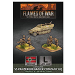 Flames Of War - D-Day: Armoured SS Panzergrenadier Company HQ (Plastic)