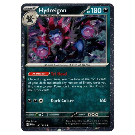 Pokemon - Scarlet & Violet - Paldea Evolved - Hydreigon (Cosmo Holo) - 140/193